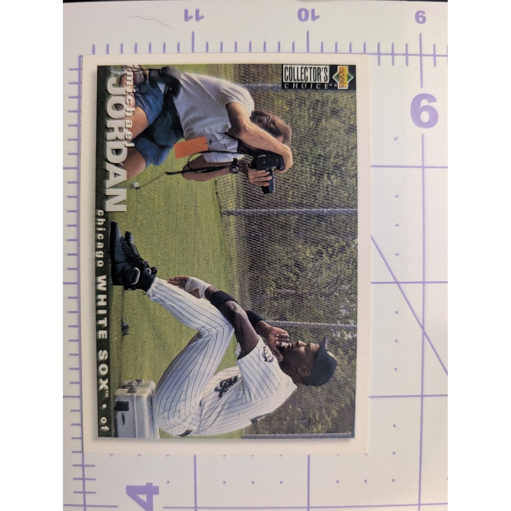 1995 Upper Deck Collector's Choice Michael Jordan #500 Chicago White Sox Card